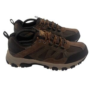 Skechers Selmen-Enego Shoe Mens 10 Brown Hiking Waterproof Trail Outdoor Sneaker
